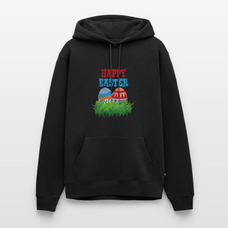 Easter Easter Eggs Easter Bunny Jesus Easter Christian Men’s Premium Organic Hoodie