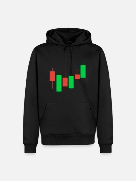 Krypto - Männer Premium Bio Hoodie - Schwarz