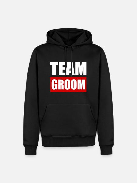 Team groom - Men’s Premium Organic Hoodie - black