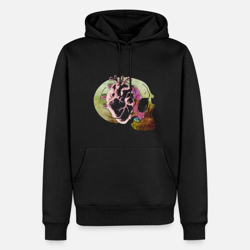 Headbleed - Männer Premium Bio Hoodie - Schwarz