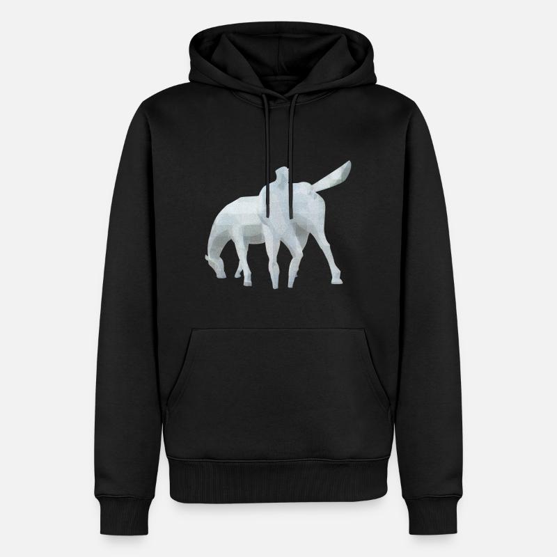 Peerd Ome Loeks - Sweat à capuche Premium bio Homme - noir
