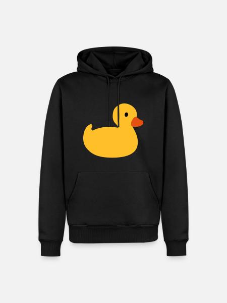 Quietscheente - Men’s Premium Organic Hoodie - black