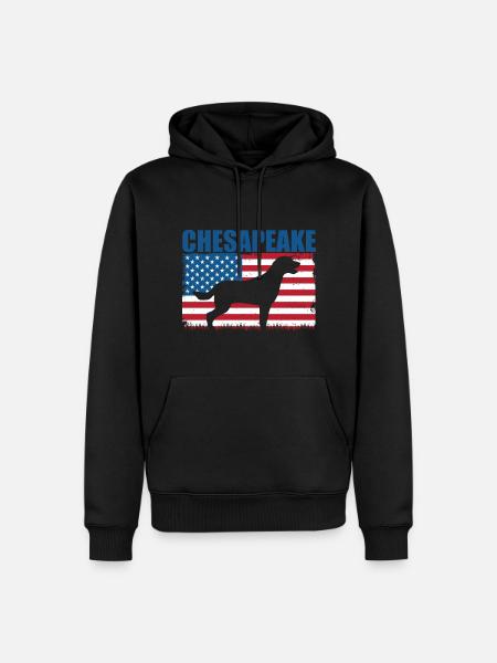 Chesapeake Bay Retriever - Men’s Premium Organic Hoodie - black