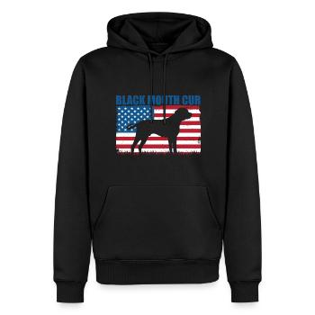 Black Mouth Cur - Männer Premium Bio Hoodie - Schwarz - Vorne - Nico (187cm)
