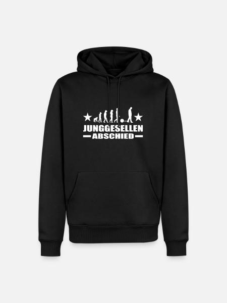 Junggesellenabschied - Männer Premium Bio Hoodie - Schwarz