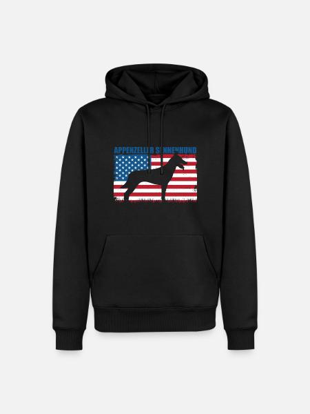 Malinois Belgian Shepherd - Men’s Premium Organic Hoodie - black