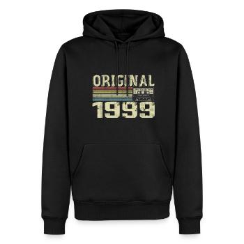 1999 Birthday Parties - 1999 Retro Gift - Men’s Premium Organic Hoodie - black - Front - Nico (187cm)