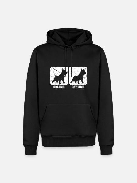 Cairn Terrier - Männer Premium Bio Hoodie - Schwarz