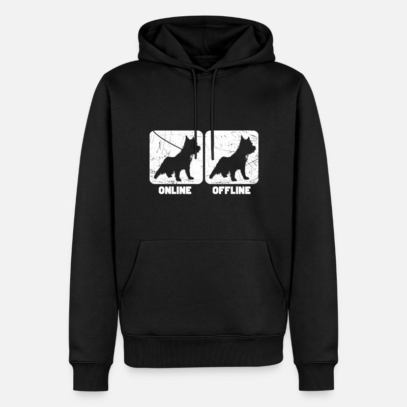 Cairn Terrier - Männer Premium Bio Hoodie - Schwarz