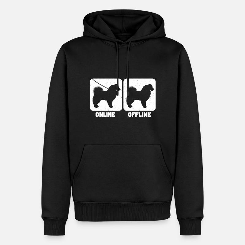 Cadeau de berger australien - Sweat à capuche Premium bio Homme - noir