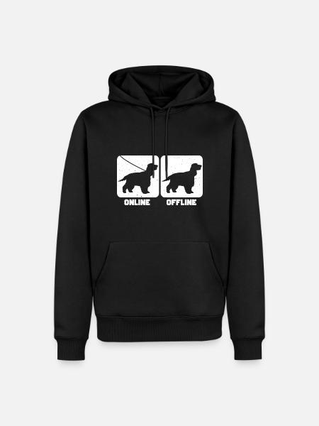 Deutsch Cocker Spaniel - Men’s Premium Organic Hoodie - black