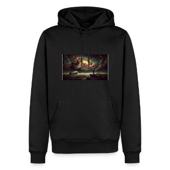 Eine Odyssee im Weltraum - Männer Premium Bio Hoodie - Schwarz - Vorne - Nico (187cm)