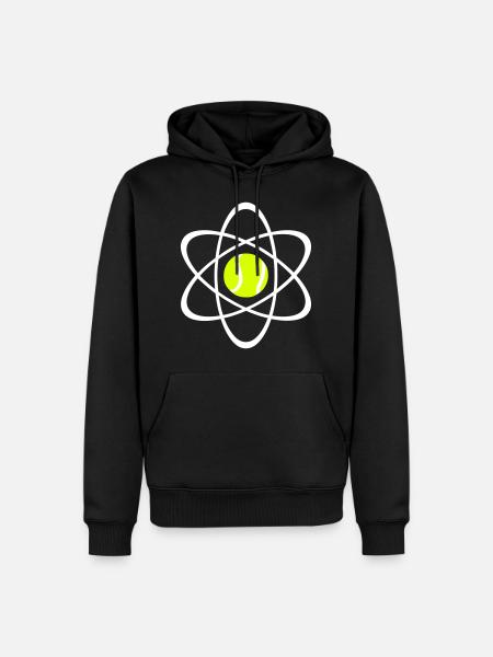 Tennis Atom - Men’s Premium Organic Hoodie - black
