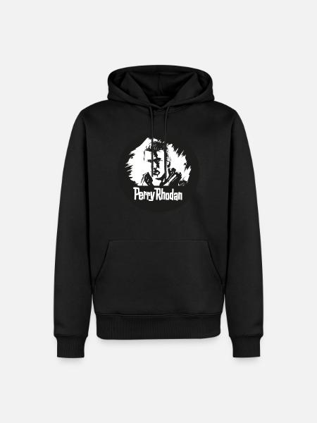 Perry Rhodan WeltConButton - Männer Premium Bio Hoodie - Schwarz