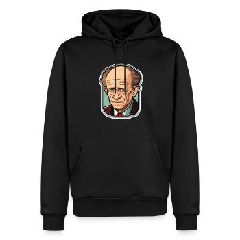 Heisenberg Physiker - Männer Premium Bio Hoodie - Schwarz - Vorne - Nico (187cm)