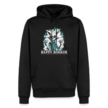 Halloween Skelett - Männer Premium Bio Hoodie - Schwarz - Vorne - Nico (187cm)