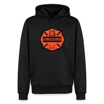 Stellvertretender Leiter Der Feuerwehr - Männer Premium Bio Hoodie - Schwarz - Vorne - Nico (187cm)