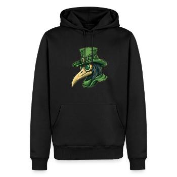 Médecin de la peste Médecin Médecin - Sweat à capuche Premium bio Homme - noir - Devant - Nico (187cm)