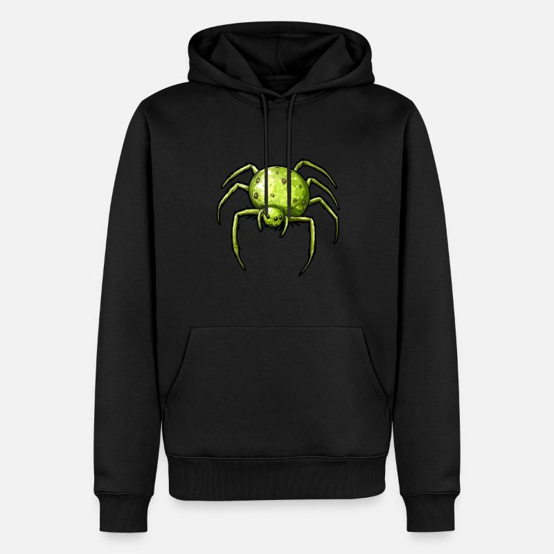 Apple Spider Apple Spider - Sweat à capuche Premium bio Homme - noir