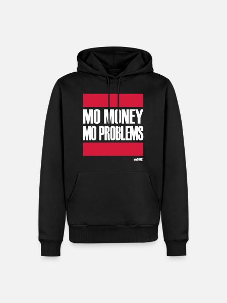 PROBLÈMES PLUS PLUS D'ARGENT - Sweat à capuche Premium bio Homme - noir