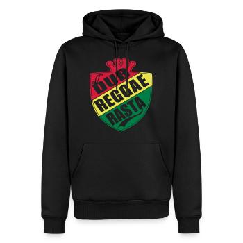 dub reggae rasta - Männer Premium Bio Hoodie - Schwarz - Vorne - Nico (187cm)