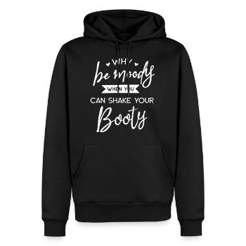 Tanzen - Männer Premium Bio Hoodie - Schwarz - Vorne - Nico (187cm)