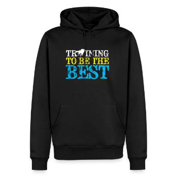 Horse Racing Gift Horse Racing Betting - Männer Premium Bio Hoodie - Schwarz - Vorne - Nico (187cm)