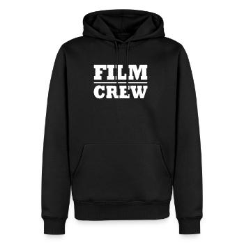 Film Crew TV Camera Production - Männer Premium Bio Hoodie - Schwarz - Vorne - Nico (187cm)