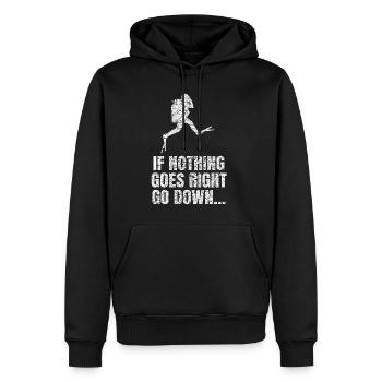 Idée cadeau de plongée sous-marine Submerge - Sweat à capuche Premium bio Homme - noir - Devant - Nico (187cm)