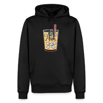 Cocktail Pina Colada Ananas Tauchen Glas Tauchen - Männer Premium Bio Hoodie - Schwarz - Vorne - Nico (187cm)