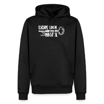 Équipe d'équipe - Sweat à capuche Premium bio Homme - noir - Devant - Nico (187cm)