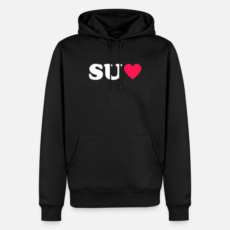 Amour SUV - Sweat à capuche Premium bio Homme - noir