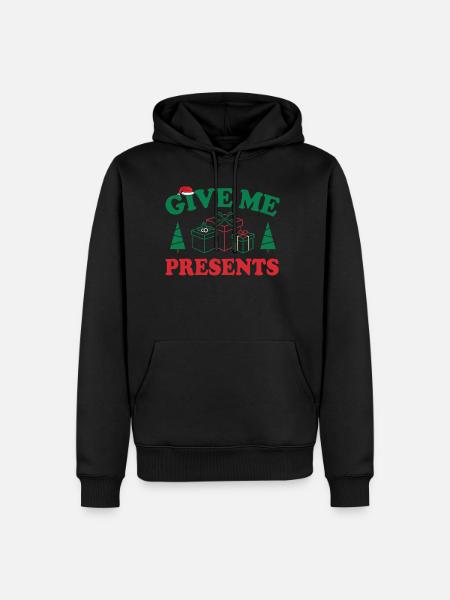 Christmas - Männer Premium Bio Hoodie - Schwarz