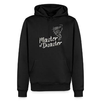 Master of Disaster - Männer Premium Bio Hoodie - Schwarz - Vorne - Nico (187cm)