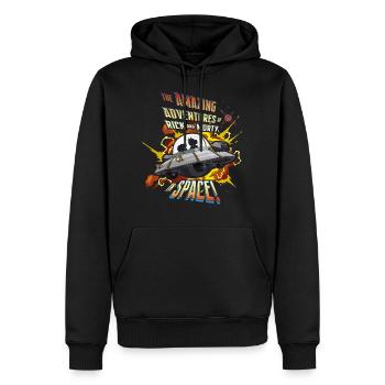 Rick And Morty Amazing Adventures In Space - Männer Premium Bio Hoodie - Schwarz - Vorne - Nico (187cm)