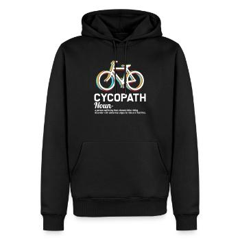 Bike Riding Funny - Männer Premium Bio Hoodie - Schwarz - Vorne - Nico (187cm)