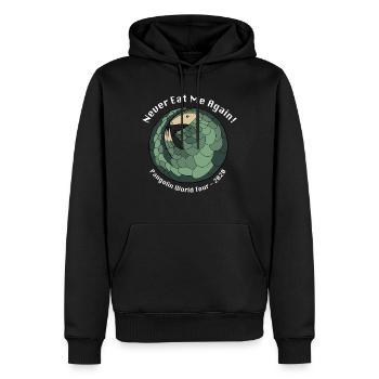 Pangolin - Coronavirus - Covid 19 - Welttournee 2020 - Männer Premium Bio Hoodie - Schwarz - Vorne - Nico (187cm)