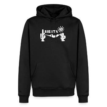 Siesta Mexiko Spanisch Geschenk - Männer Premium Bio Hoodie - Schwarz - Vorne - Nico (187cm)
