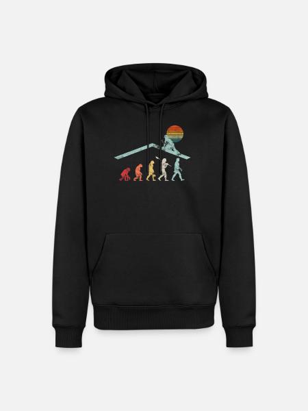 Couvreur charpentier évolution - Sweat à capuche Premium bio Homme - noir