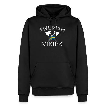 Suédois Viking Suédois Viking Suède - Sweat à capuche Premium bio Homme - noir - Devant - Nico (187cm)