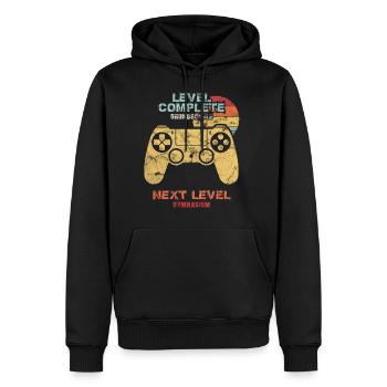 Level Complete Enrollment Gymnasium 5th grade Gam - Men’s Premium Organic Hoodie - black - Front - Nico (187cm)
