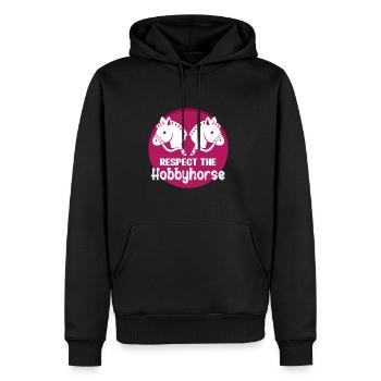 Hobby Horse Steckenpferd Pferd Hobbyhorsing - Men’s Premium Organic Hoodie - black - Front - Nico (187cm)