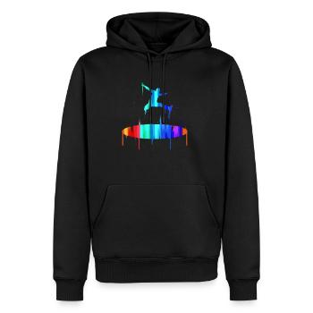 Qigong Training Spruch Chigong Qi Gong - Männer Premium Bio Hoodie - Schwarz - Vorne - Nico (187cm)