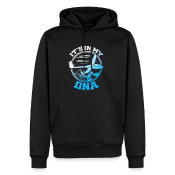 Segelfliegen Pilot Segelflugzeug Segelflieger - Männer Premium Bio Hoodie - Schwarz - Vorne - Nico (187cm)
