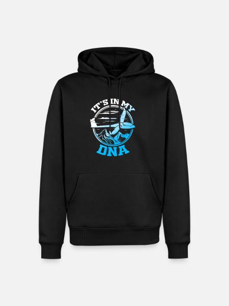 Gliding pilot glider glider pilot - Men’s Premium Organic Hoodie - black