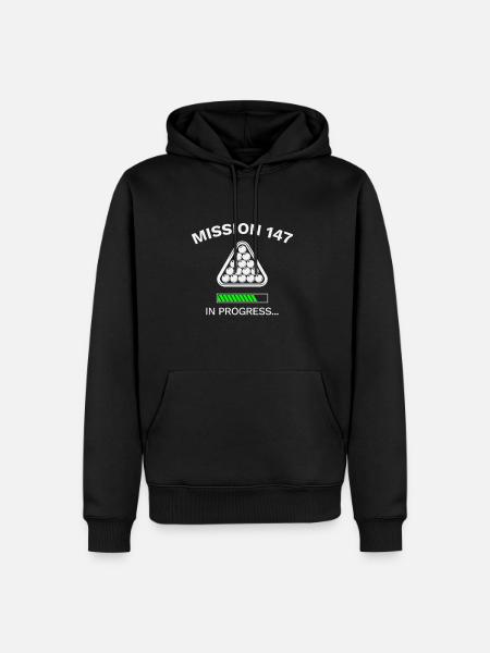 Snooker Frame 147 Maximum In Progress Geschenk - Männer Premium Bio Hoodie - Schwarz