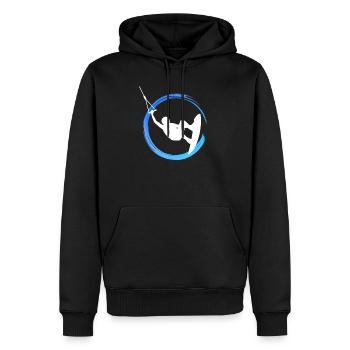 Wakeboarding T-Shirt cadeau Wakeboarder - Sweat à capuche Premium bio Homme - noir - Devant - Nico (187cm)