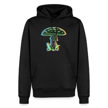 Surreale Magisch Pilze Goth Punk Amanita - Männer Premium Bio Hoodie - Schwarz - Vorne - Nico (187cm)