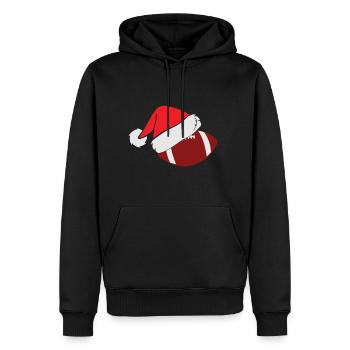 Baseball Christmas Hat Gift Idea - Männer Premium Bio Hoodie - Schwarz - Vorne - Nico (187cm)