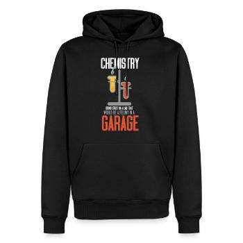 chemiker chemie labor nerd wissenschaft geek - Männer Premium Bio Hoodie - Schwarz - Vorne - Nico (187cm)